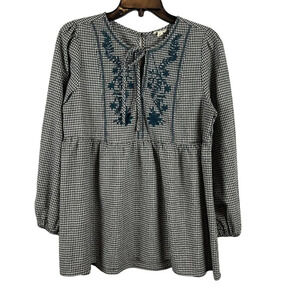 Hem & Thread Women Long Sleeve Pullover Top Size‎ L